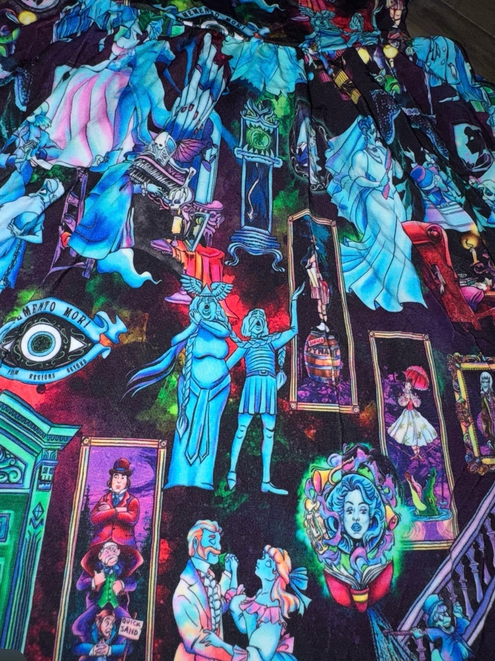 Mysterium x Disney Haunted Mansion Character Twirl Dress Girls 3T Halloween - Picture 8 of 11